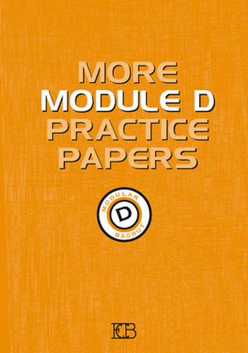 מור מודול D פרקטיס פיפרס MORE MODULE  D  PRACTICE PAPERS