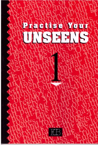 פרקטיס יור אנסין 1     PRACTICE YOUR UNSEENS