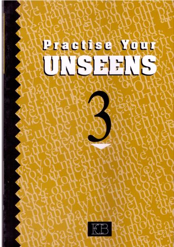 פרקטיס יור אנסין 3     PRACTICE YOUR UNSEENS