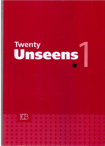 טוונטי אנסין 1 TWENTY UNSEEN