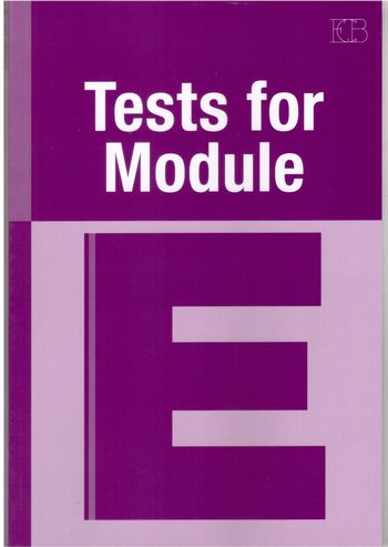 טסטס פור מודול TESTS FOR MODULE  E