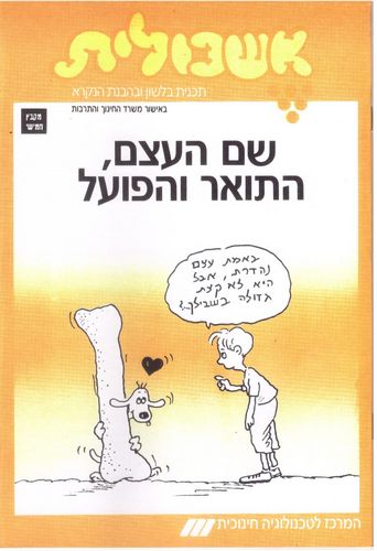 אשכולית 5 - שם העצם התואר והפועל